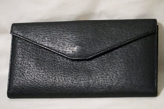 OLD Gucci 総皮GG長財布（黒）