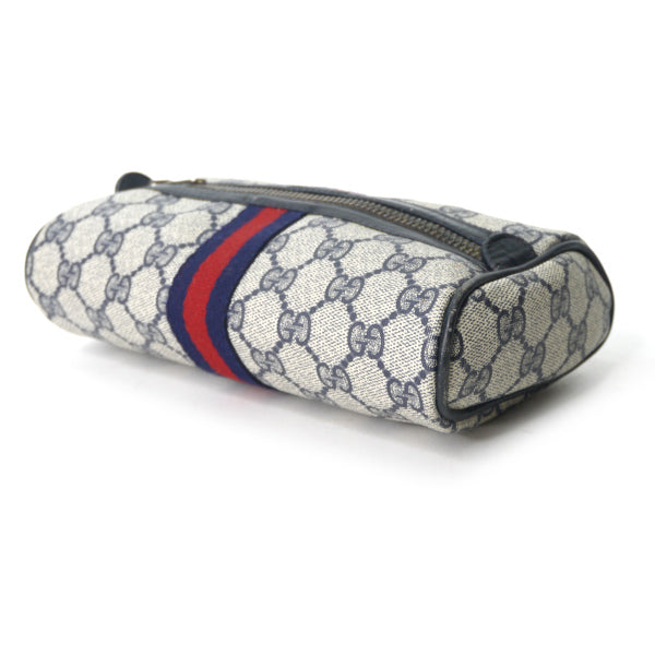 OLD Gucci　ティッシュ型シェリーポーチ（青）