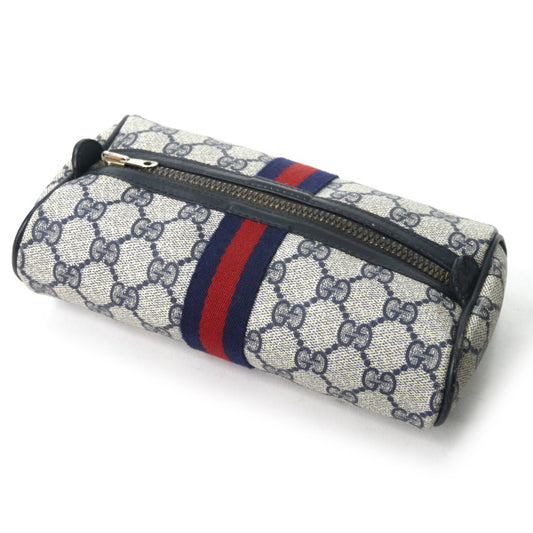 OLD Gucci　ティッシュ型シェリーポーチ（青）