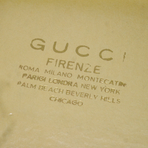 OLD Gucci　デスクルーペ・ペーパーウェイト（ゴールド/箱あり）