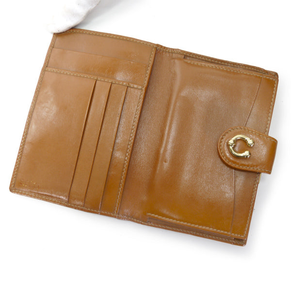 OLD Gucci 総革ビットがま口財布（キャメル）