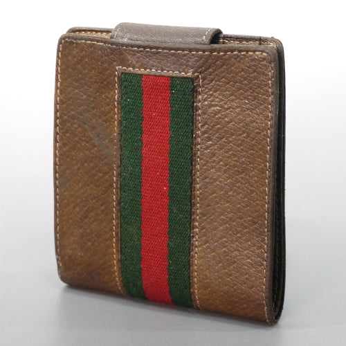 OLD Gucci ２つ折れ財布（茶）
