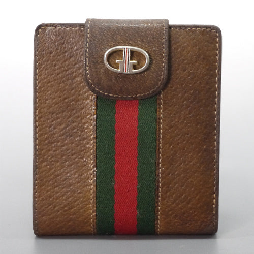 OLD Gucci ２つ折れ財布（茶）