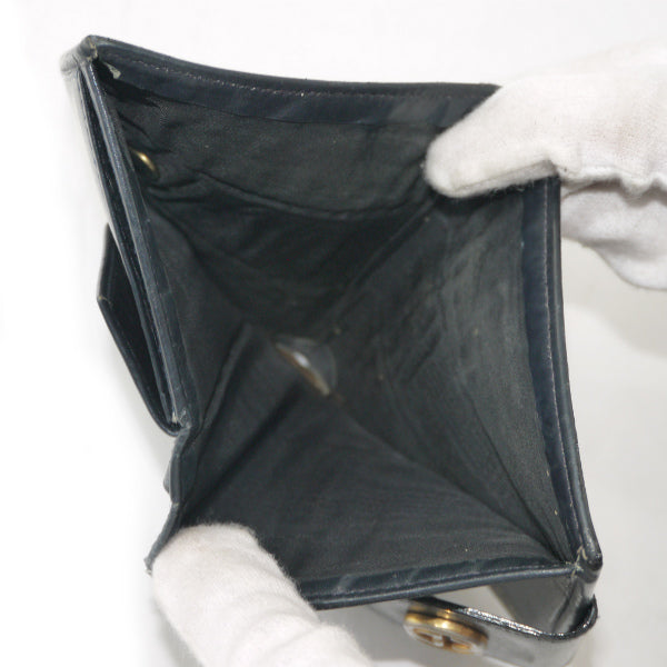 OLD Gucci アクセコ シェリー折り財布（青）