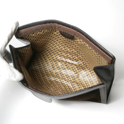 OLD Gucci PARFUM　スエードセカンドバッグ（茶）