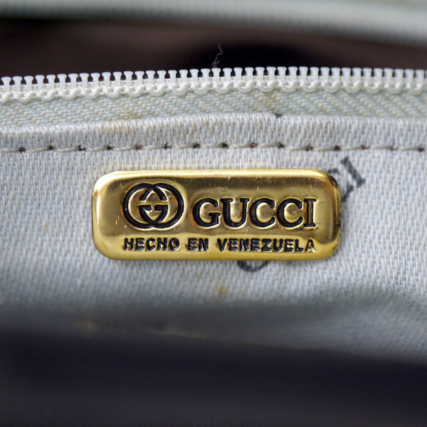 OLD Gucci  ベネズエラ製!!希少ナイロンショルダーバッグ（黒）