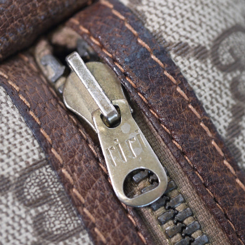 OLD Gucci　ボックスポーチ（茶）