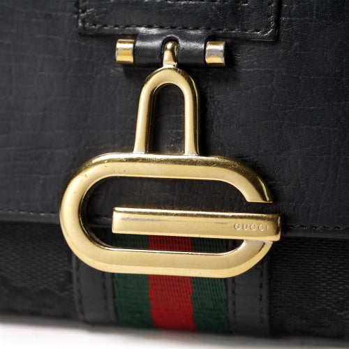 Gucci　縦シェリー長財布（黒）