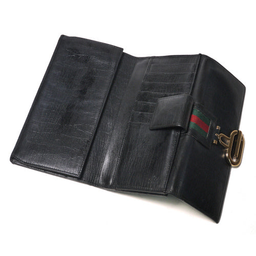 Gucci　縦シェリー長財布（黒）
