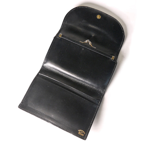 OLD Gucci　本革シェリー横長財布（黒）