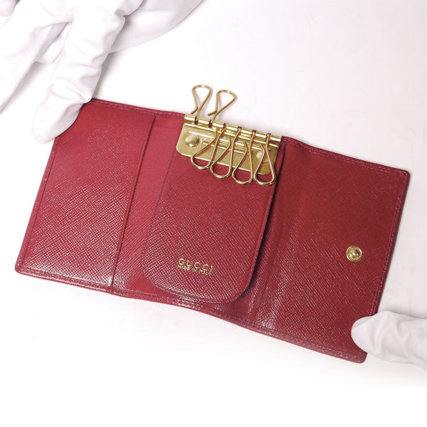 OLD Gucci　デッドストック（新）キーケース（赤）