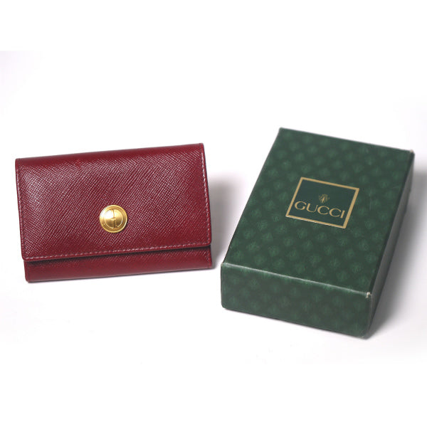 OLD Gucci　デッドストック（新）キーケース（赤）
