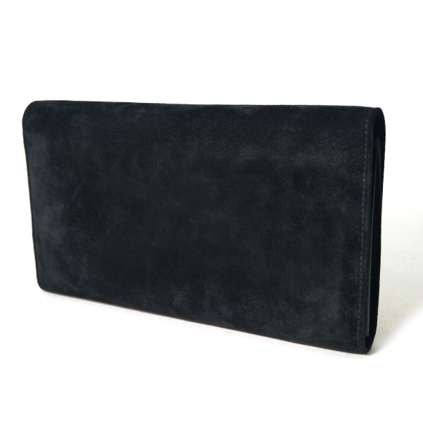 OLD Gucci  新品同様！ 箱付き長財布（黒・スエード）