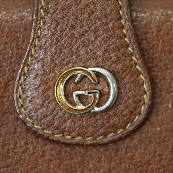OLD Gucci　ピグスキンGG留め具 長財布（茶）
