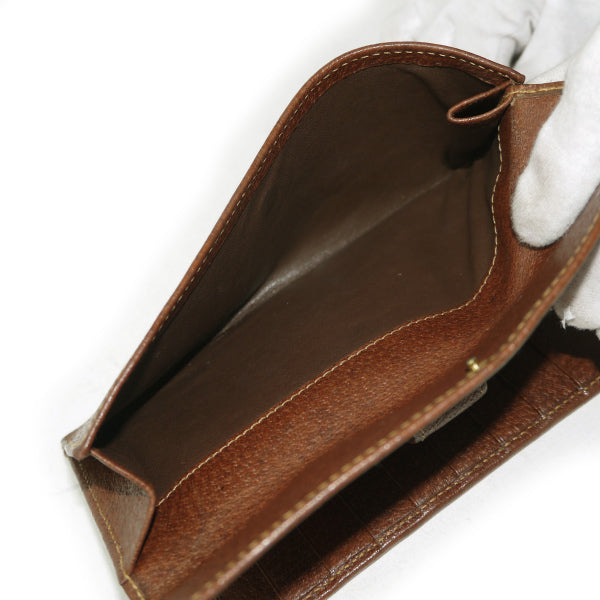 OLD Gucci　ピグスキンGG留め具 長財布（茶）