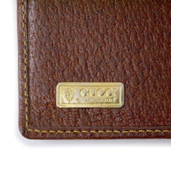 OLD Gucci　ピグスキンGG留め具 長財布（茶）