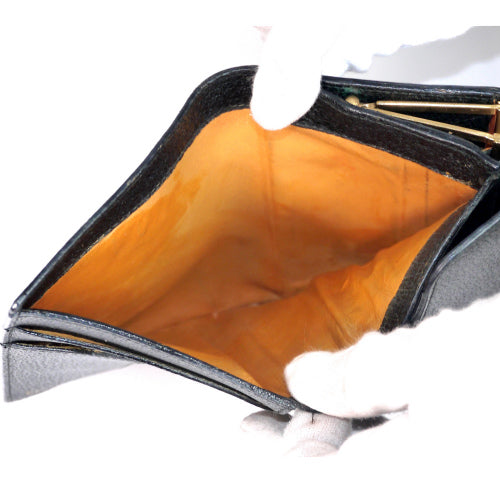 OLD Gucciホースビット長財布（黒・総皮）