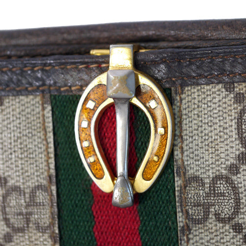 OLD Gucci  ホースビット金具２つ折れ財布（茶）