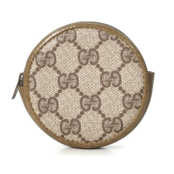 OLD Gucci 丸型コインケース（茶）