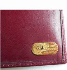 OLD Gucci マイクロGG長財布(ボルドー）