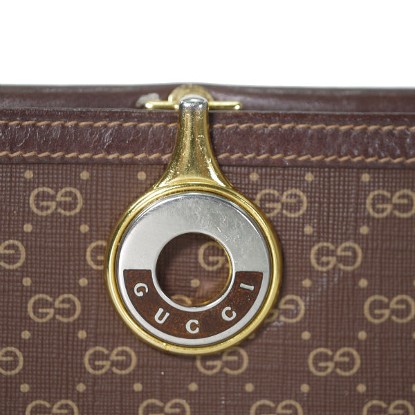 OLD Gucci マイクロGG長財布(茶)