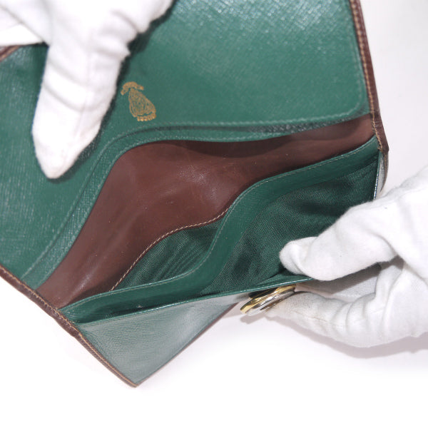 OLD Gucci マイクロGG長財布(茶)