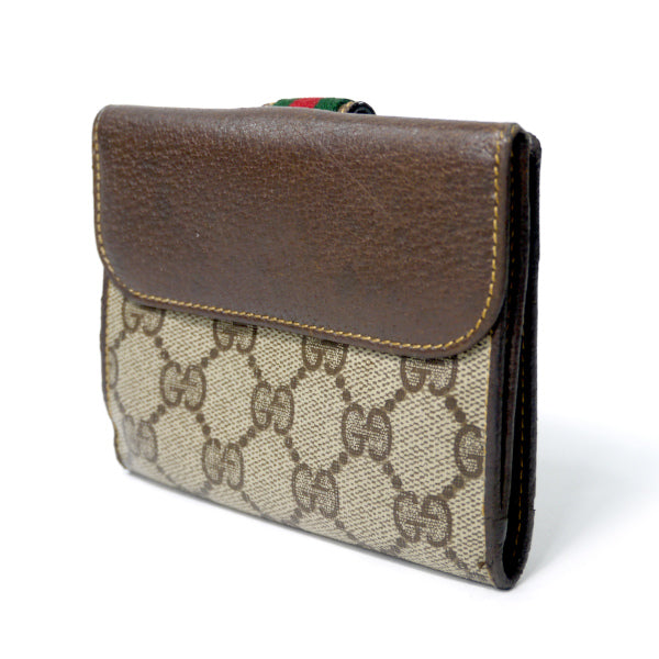 OLD Gucci ２つ折れミニシェリー財布（茶）