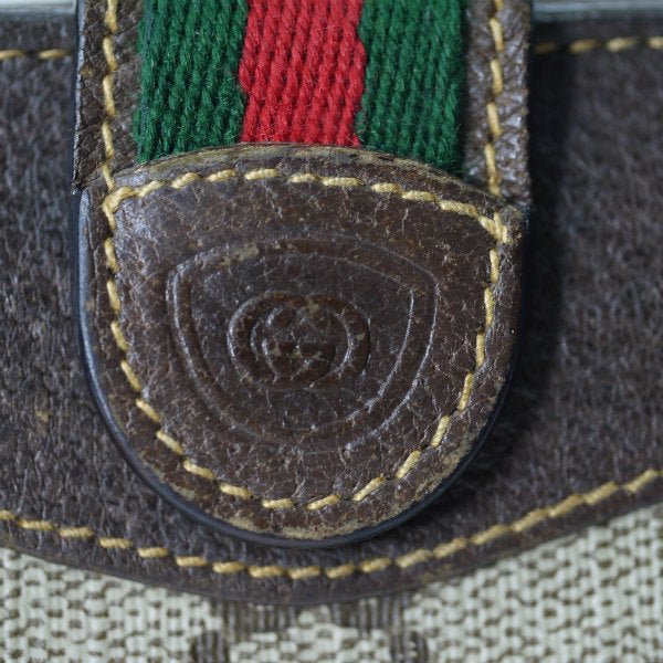 OLD Gucci ２つ折れミニシェリー財布（茶）