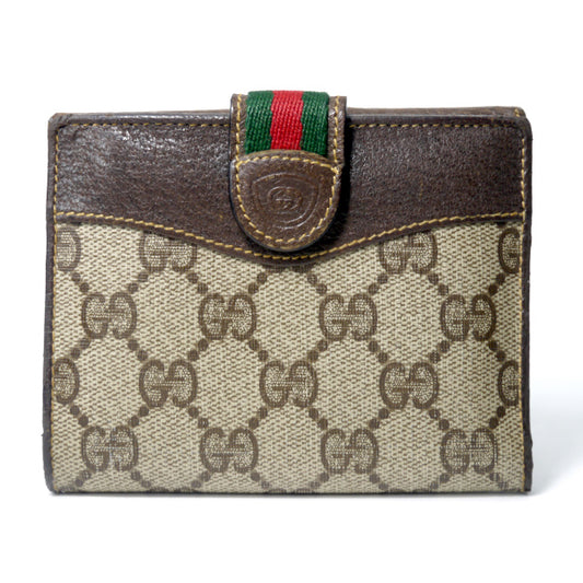 OLD Gucci ２つ折れミニシェリー財布（茶）