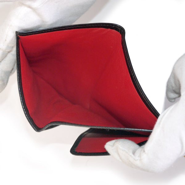 OLD Gucci 総革G金具ウォレットショルダー（黒）