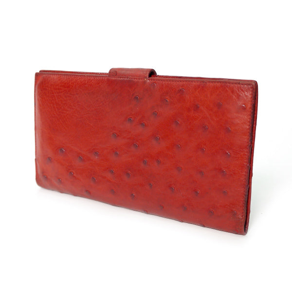 OLD Gucci オーストリッチ札入れ（赤）