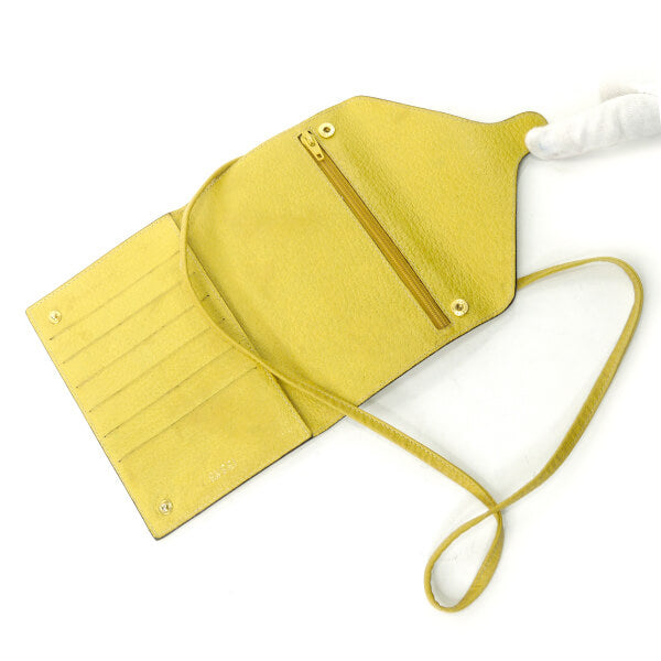 OLD Gucci レア!!総革ウォレットショルダー（黄）