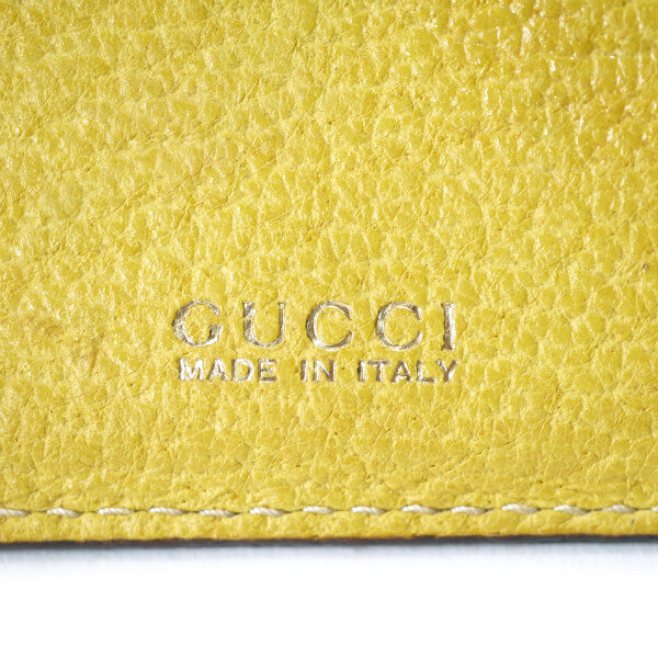OLD Gucci レア!!総革ウォレットショルダー（黄）