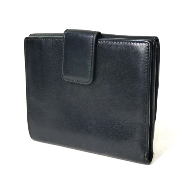 OLD Gucci　総革ホースビット折財布（黒）