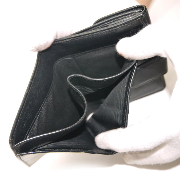 OLD Gucci　総革ホースビット折財布（黒）