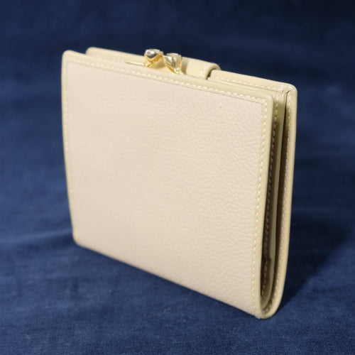 OLD Gucci　ロープデザイン金具財布（ライトベージュ）