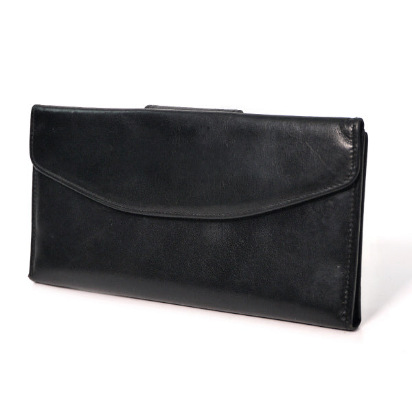 OLD Gucci　GG金具レザー長財布（黒）