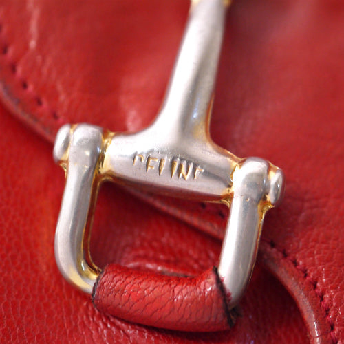 OLD CELINE  ＜訳アリ＞本革　長財布（赤）