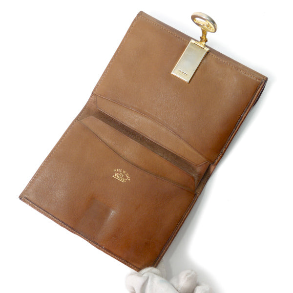 OLD Gucci  マイクロGG ２つ折れ財布（茶）