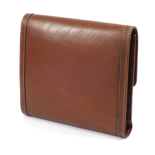 OLD Gucci マイクロ流れ星２つ折れ財布（茶・総革）