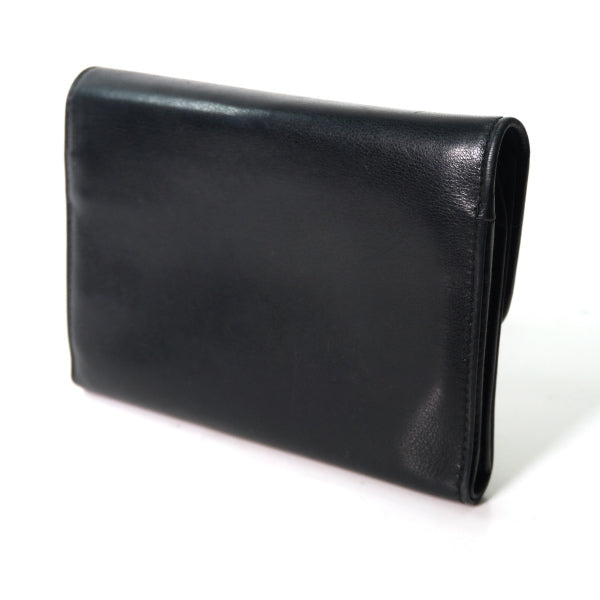 OLD Gucci　総革ホースビットがま口財布（黒）
