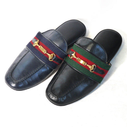 OLD Gucci ＜訳アリ＞皮スリッパ