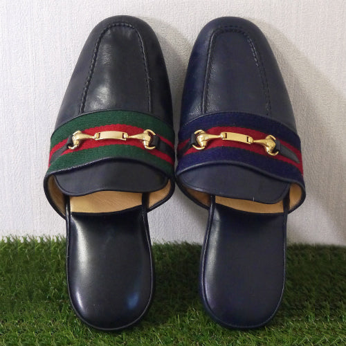 OLD Gucci ＜訳アリ＞皮スリッパ