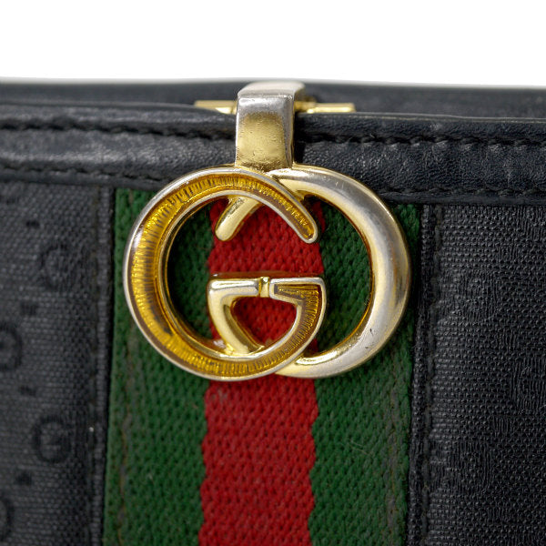 OLD Gucci マイクロGGシェリー長財布（黒）