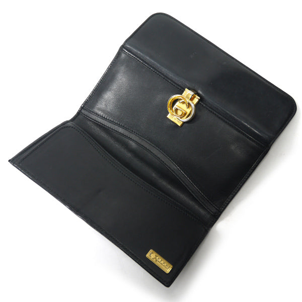 OLD Gucci マイクロGGシェリー長財布（黒）