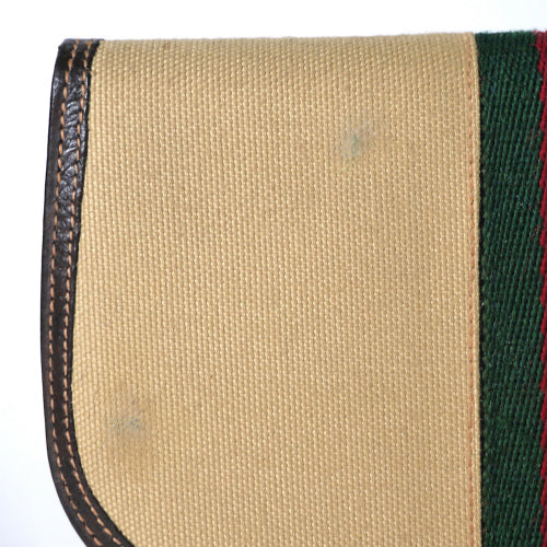 OLD Gucci　ハーフムーン財布（ベージュ)
