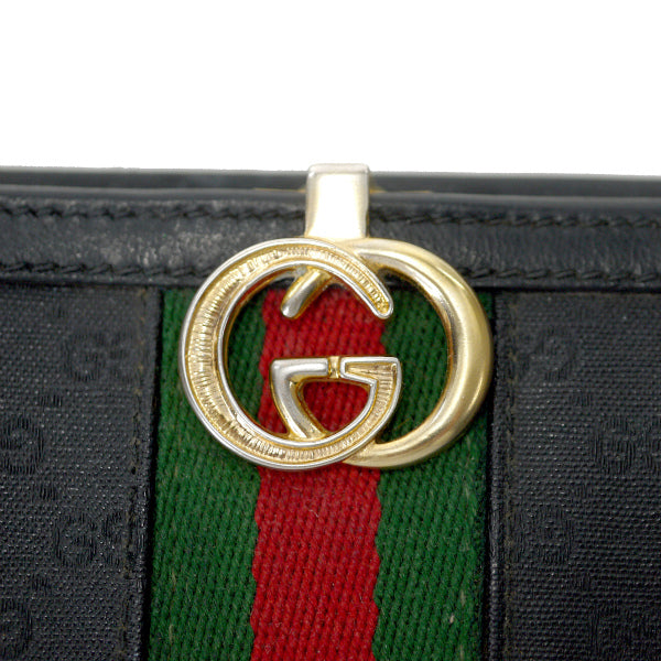 OLD Gucci マイクロGGシェリー２つ折れ財布（黒）
