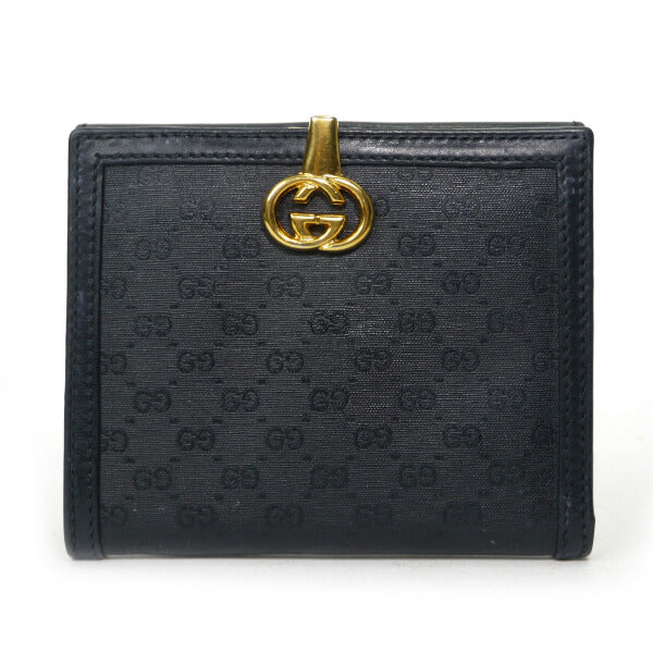 OLD Gucci マイクロGG２つ折れ財布（黒）