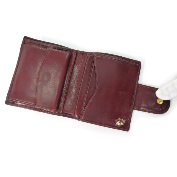 OLD Gucci  総革２つ折れシェリー財布（ボルドー）