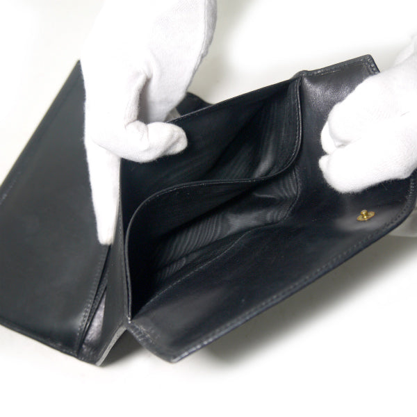 OLD Gucci ジャガード マイクロGG×筆記体長財布（黒）